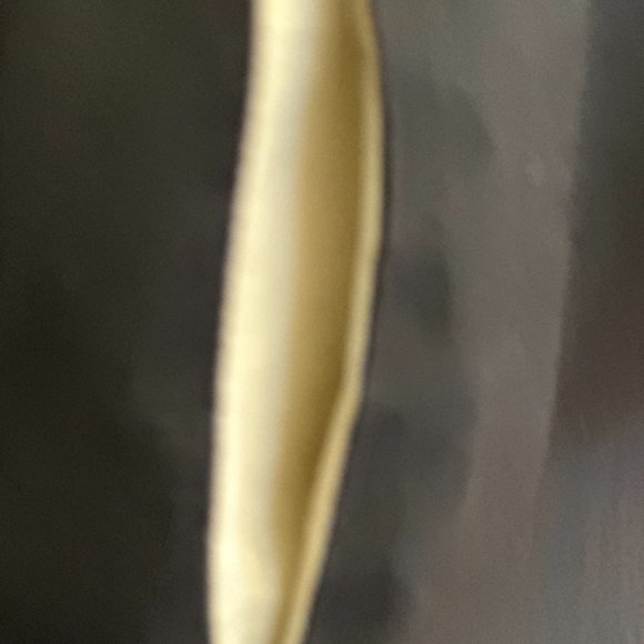 COPY - HANNOH linen lined skirt; Size 38; charcoal black with cream buttons - Picture 5 of 11